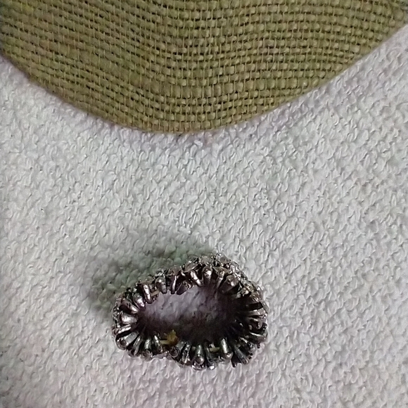 Wide stretch rhinestone ring 9 - Picture 4 of 4